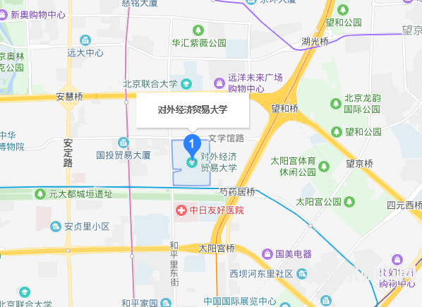 對外經濟貿易幼兒師范大學地址在哪里